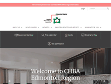 Tablet Screenshot of chbaedmonton.ca